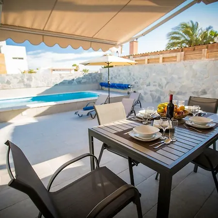 Villa Jandia Modern New Apartment Morro Jable Private Heated Pool Big Terrace And Parking Exterior photo