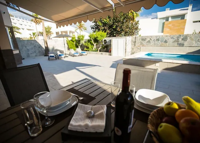 Villa Jandia Modern New Apartment Morro Jable Private Heated Pool Big Terrace And Parking
